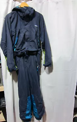 Rare Vintage Patagonia Ski Suit Form Fall 2001 Style 83751 Adult Small Blue • $79.97