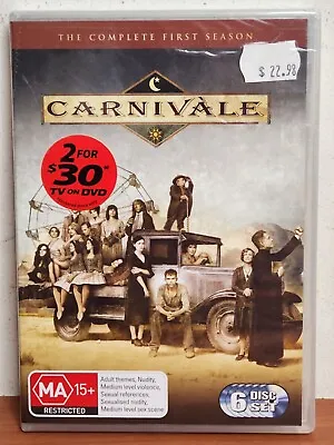 £14.02 • Buy Carnivale The Complete First Season One 1 HBO (Australia Region 4) DVD – New    
