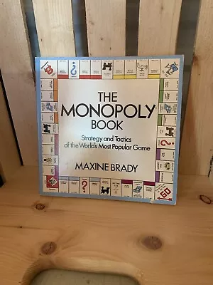 Vintage 1974 The Monopoly Book By Maxine Bradey Straregy And Tactics • $5