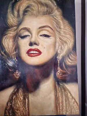 Oil Portrait Of Marilyn Monroe • £180
