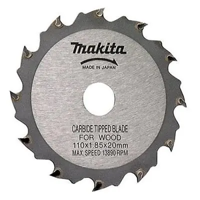 Makita A-90093 4-3/8-Inch 12 Tooth ATB Saw Blade With 20mm Arbor • $14.95