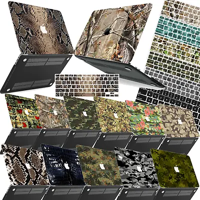 Camo Snake Python Boa Pattern Matte Hard Case +Key Cover For New Macbook Pro Air • $15.28
