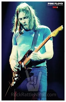 PINK FLOYD GUITAR MAGAZINE ROCK POSTER 11x17 ICONIC DAVID GILMOUR 1977 ANIMALS • $16.99