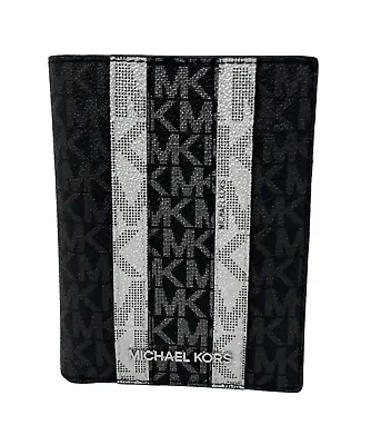 Michael Kors Jet Set Travel Passport Case Leather Signature Wallet Credit Card • $54.94