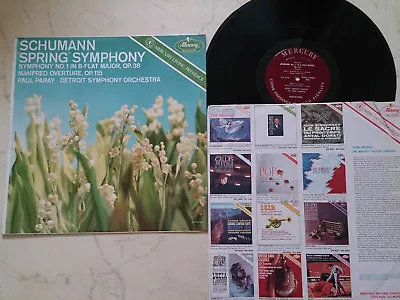 SCHUMANN Spring Symphony PAUL PARAY  *US MERCURY LIVING PRESENCE LP MG 50198* • £47.60