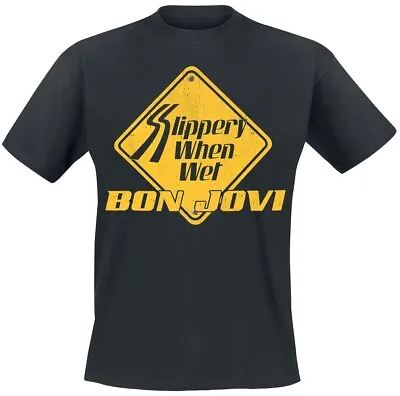 £18.99 • Buy Bon Jovi Slippery When Wet T-Shirt Black (XL)