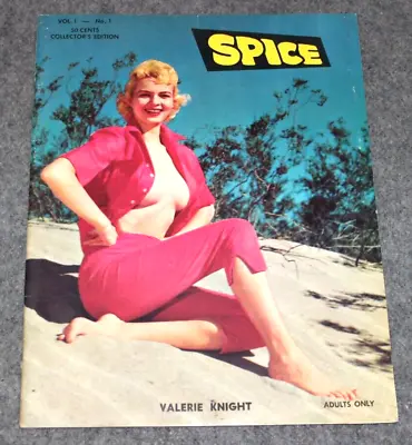Spice - Vintage Adult Men's Magazine -  Vol. 1 #1 - 1959 - Tempest Storm Pin-up • $79.99