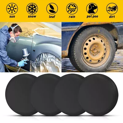 Waterproof Tire Covers Wheel For Tyre RV Trailer Camper Sun Protector 32'' 4pcs • $19.99