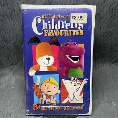 Chidrens Favorites VHS HIT Video Wishbone Kipper Barney Bob Builder New SEALED • $69.99