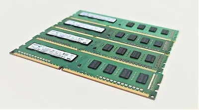 16 GB 4x4GB DDR3 PC3-10600U 1333 MHZ 240 PIN PC RAM DESKTOP MEMORY INTEL AND AMD • £21.99