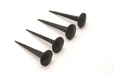 £9.95 • Buy Handmade Traditional Hand Forged Rose Head Old Rustic Blacksmith Iron Nail 4 Pcs