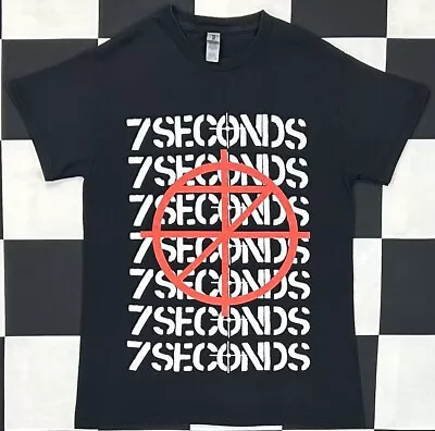 Official Merchandise 7 Seconds Repeater Classic Logo Graphic Print Riot Fest (S) • $19.99