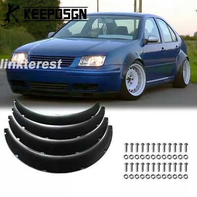 For VW Volkswagen Jetta Fender Flares Body Kits Wide Extra Wheel Cover Protect • $69.11