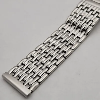 Rare And Beautiful High Quality Stainless Steel Watch Bracelet/watch Band 20mm • $18.50