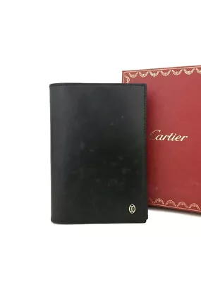 Must De Cartier Pasha Leather Agenda Card Case /1D7408 • $45