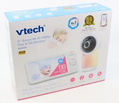 VTech - 1080p Smart WiFi Remote Access 360 Degree Pan & Tilt Video Baby Monitor • $49.99