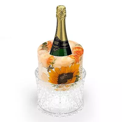 Ice Bucket Mold DIY Ice Mold For Champagne And Wine Bottles - Keep Drinks Ch... • £40.75