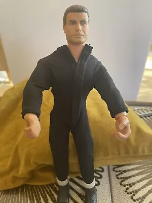 1994 Action Man Black Clothes And Boots Flock Hair Gd Cond • £11.57
