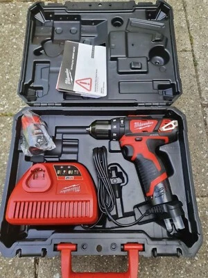 £110 • Buy Milwaukee M12 BPD-202C 12V 2 X 2.0Ah Li-Ion RedLithium  Cordless Sub-Compact...