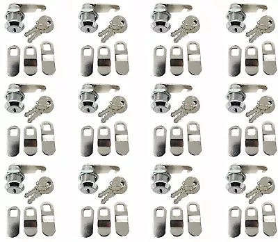 $43.99 • Buy 12x Admiral RV Compartment Door Cam Lock 7/8 Inch Camper Storage Door NOT CH751
