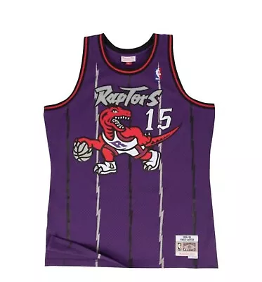 Mens Mitchell & Ness NBA Swingman Road Jersey Raptors 98 Vince Carter-size L • $45