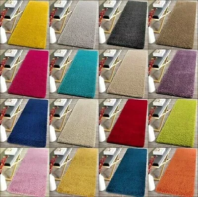 £29.95 • Buy Washable Rug Non Slip Shaggy Living Room Hall Runner Utility Bathroom Mat