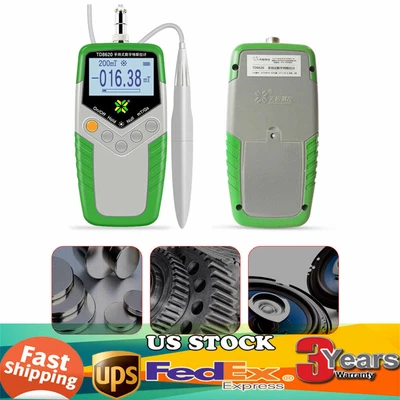 $74.10 • Buy Handheld Tesla Gauss Meter Magnetometer Digital Magnetic Field Tester Flux Meter