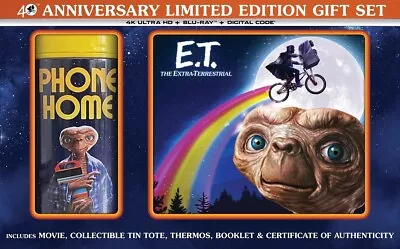 E.T. The Extra-Terrestrial - 40th Anniversary Limited Edition Gift Set 4K UHD  • $20