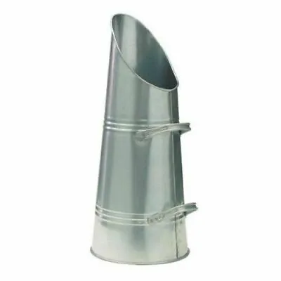 Genuine Parasene 21.5  Metal Coal Hod / Scuttle For Fireplace Silver /Galvanised • £17.95