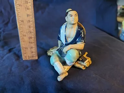 Vintage Ceramic Chinese Mud Man Figurine • $9