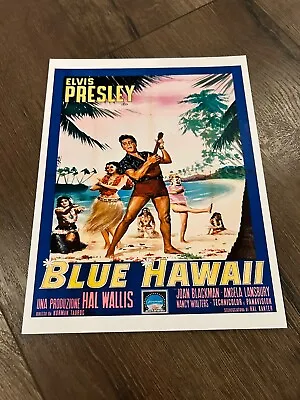 ELVIS PRESLEY Art Print Photo 8  X 10  Movie Poster The King Singer Blue Hawaii • $8.99