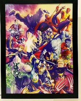 Secret Wars #1 Homage By Alex Ross 9x12 FRAMED Marvel Comics Art Print Poster • $34.95