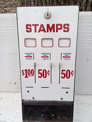 Vintage U.S.P.S  Stamp Vending Machine With Key • $40