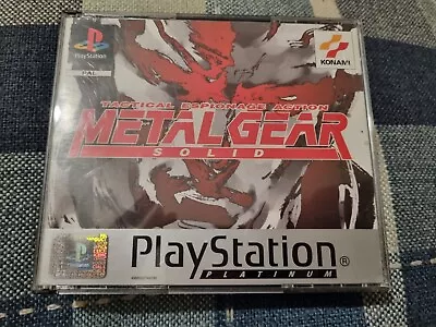 Metal Gear Solid - Platinum - Ps1 - Complete • £22.99