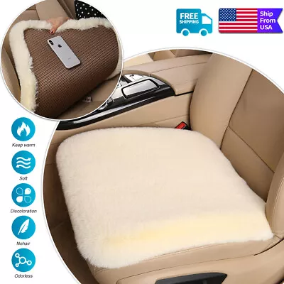 For Nissan Car Seat Cover Imitate Wool Front/Rear Seat Cushion Mat Accessories  • $14.99