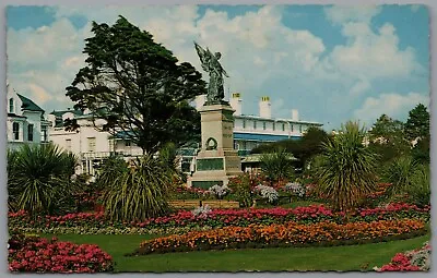 Garden Of Remembrance Clacton-On-Sea Essex England Postcard Postmark 1968 • £5