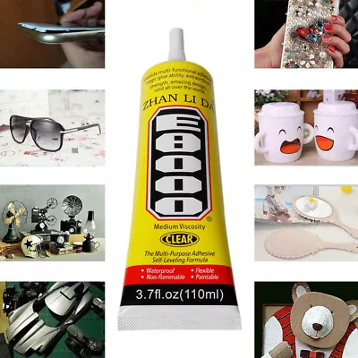E8000 Clear Adhesive Sealant Glue For DIY Diamond Shoes Paste Jewelry Craf • $21.14