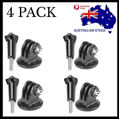 4 Tripod Monopod Mount Adapters & Screws For GoPro/Most Action Cameras AU Stock • $19.95