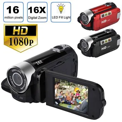 $29.76 • Buy 1080P HD Camcorder Digital Video Camera TFT LCD 24MP 16X Zoom DV AV Night Vision