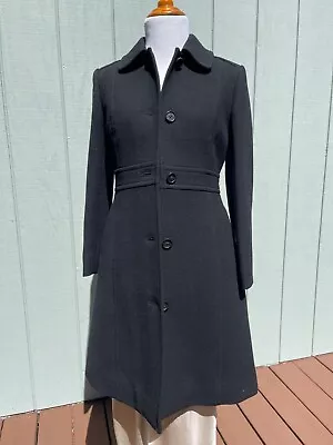 J Crew Lady Day Coat Black 0P Gently Used • $140