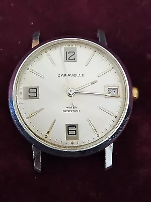 Vintage Caravelle N2 Mens Watch Manual Wind Running  • $19.99