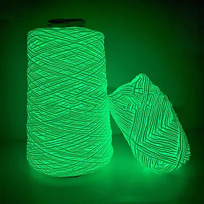 $13.29 • Buy Weave DIY Hand Knitted Glow In The Dark Luminous Chunky Yarn Knitting Wool