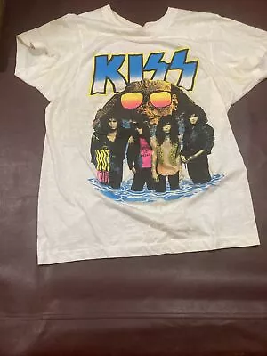 KISS Hot In The Shade 1990 Tour Shirt Original Vintage Large • $25.95