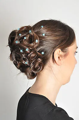 £3.95 • Buy Hair Gems.plain. Hair Spirals.hair Jewel.weddings.bridesmaids.bride.party.