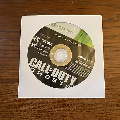 Call Of Duty: Ghosts (Microsoft Xbox 360 2013) Disc 2 Only Tested Working • $3.49