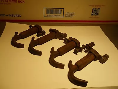 Set Of 4 Vtg Antique Hood Spring Loaded Latches Car Truck Ford Model A Original • $40