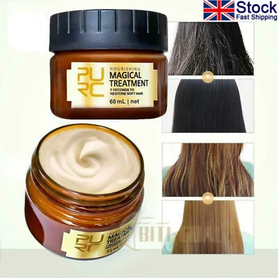 PURE Hair Treatment Mask Magical Keratin Moisturizing Damage Dry Scalp Repair UK • £7.95