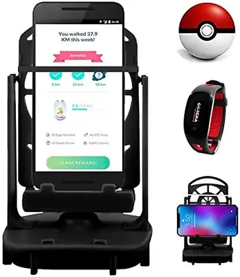 $44.53 • Buy Phone Swing Step Counter Pedometer Compatible With Pokemon Go Poke Ball Plus Cel