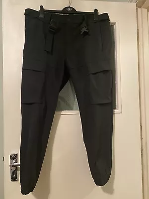 £27.99 • Buy BNWT M&S Mens Black Stormwear Trekking Cargo Trousers 40W 29L