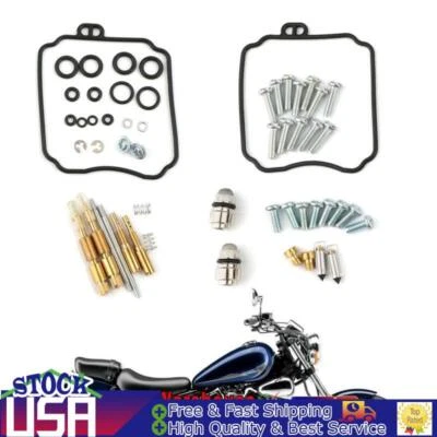 $17.99 • Buy Carburetor Gaskets Jets Rebuild Kit Fit YAMAHA XVS65A V-STAR650 CLASSIC 98-05 P1